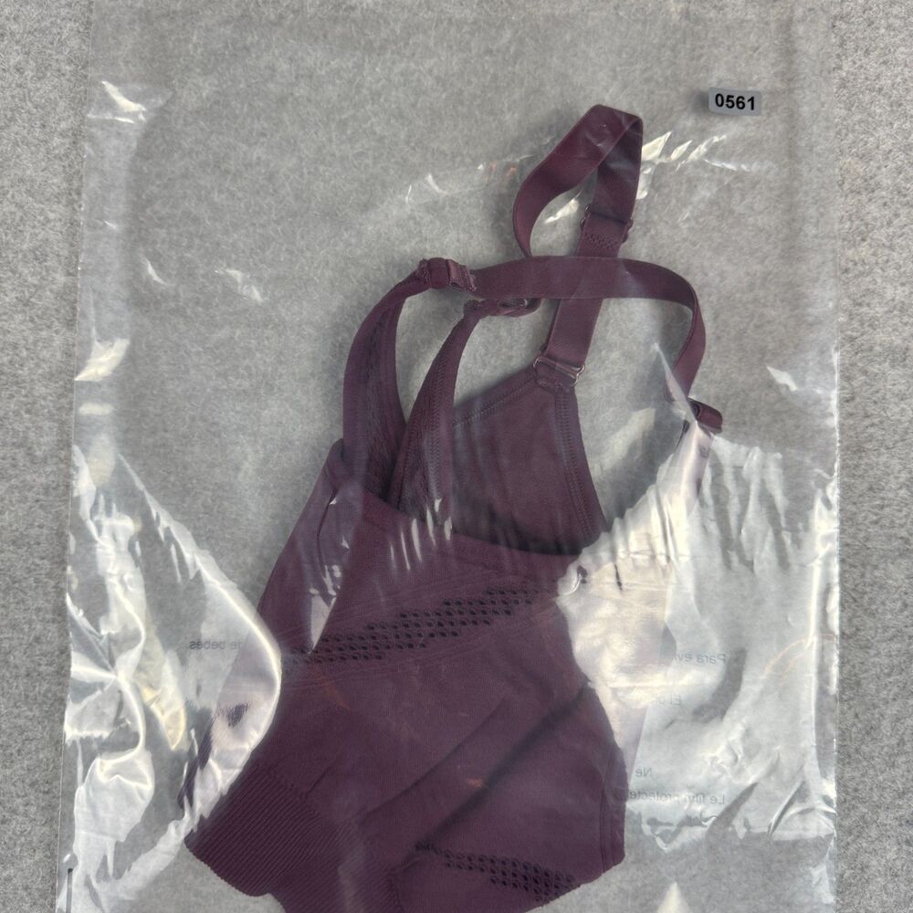 All In Motion Womens Maroon Adjustable Gym Workout Sports Bra - XS - Picture 5 of 5